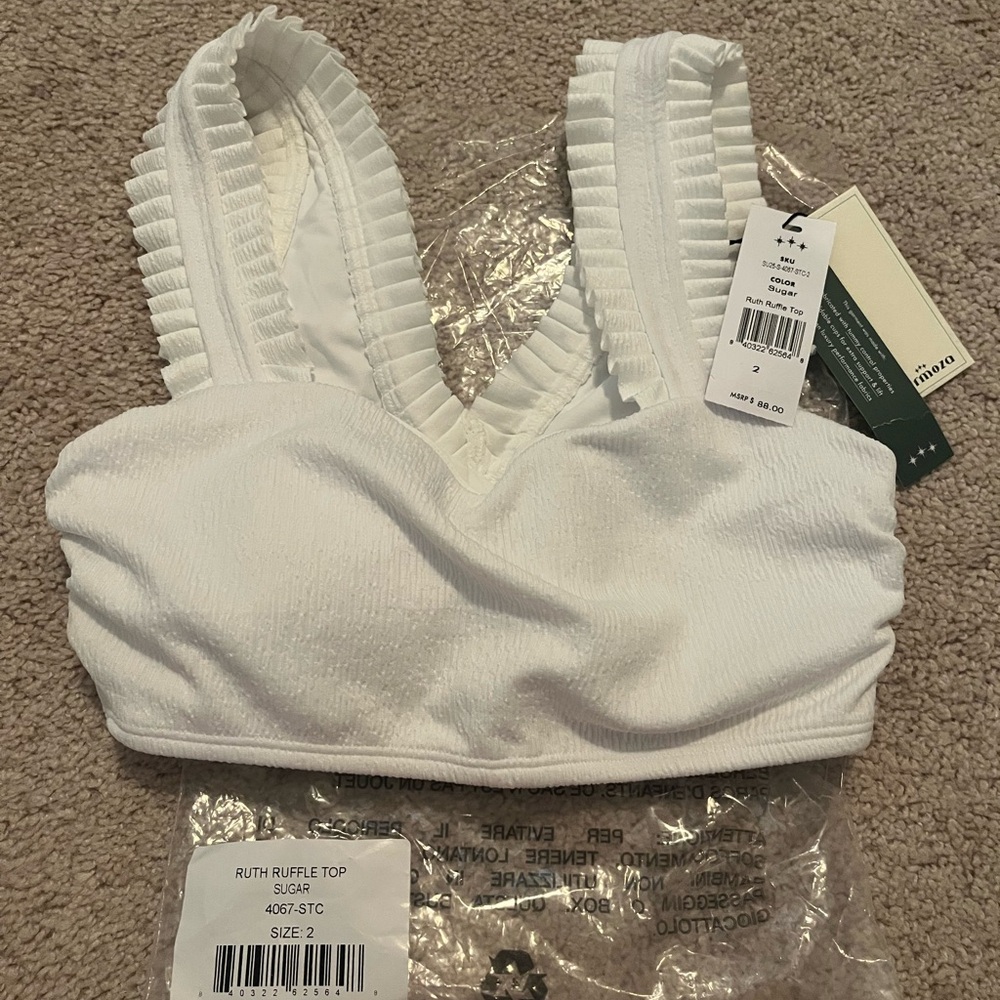 Hermoza Ruth Ruffle Bikini Swim Top - Picture 5 of 5